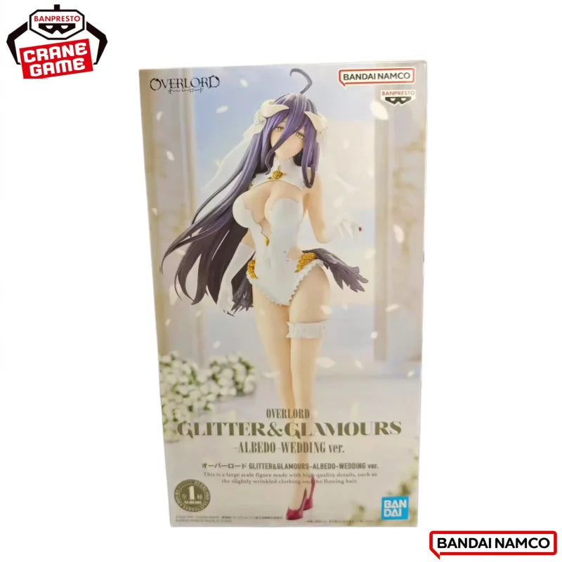 In Stock Bandai Original Banpresto Overlord Albedo Action Figure Model Doll Brand New Boxed Garage Ornaments Collectible