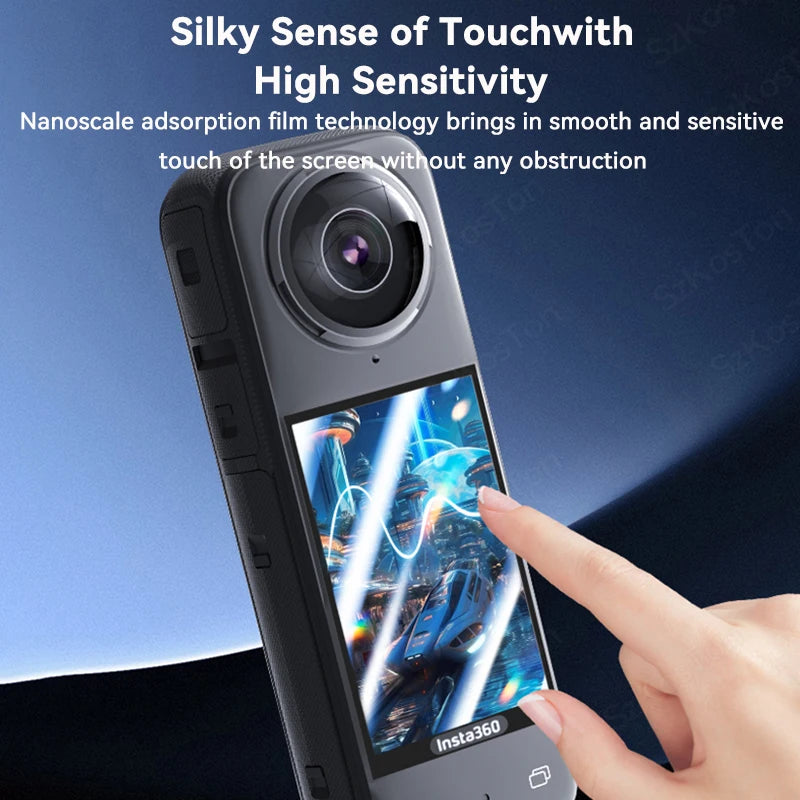 For Insta 360 X5 Camera Protective Accessory Kit Lens Guard/Silicone Protective Cover/Screen Protectors/Camera Case