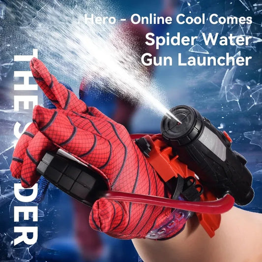Spider Launcher Water Gun Summer Wrist Shooting Water Toy Plastic with Gloves For Cosplay Props Games