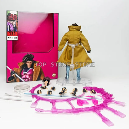 Original Ct Toys Gambit Action Figure Mafex 131 X-Men Wolverine Maf Anime Figurine Model Toy Collectible Doll Ornaments Gifts