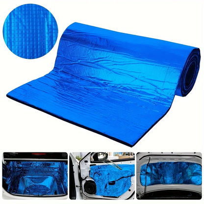 Automotive Thermal and Acoustic Insulation Foam Aluminum Foil Self-Adhesive Thermal and Acoustic Insulation Pads Automotive Hood