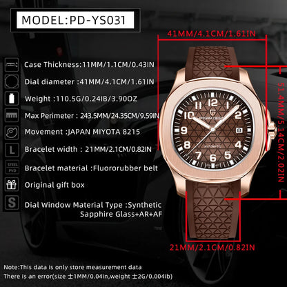 2026 New PAGANI DESIGN Gold Luxury Men's Watches Mechanical Automatic Watch Men AR Sapphire Waterproof Luminous Man Gift Clock