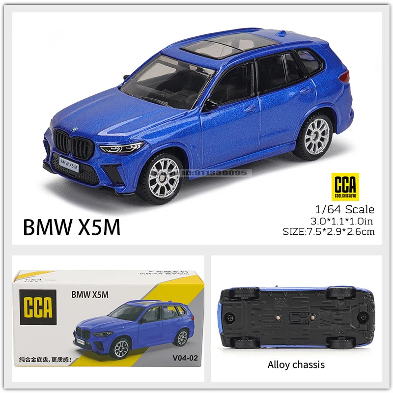 CCA 1:64 Porsche 911 GT2 RS BMW X5M Audi, Ford, Nissan Collection Full body Alloy Manufacturing Die Casting Car Model Toy Car