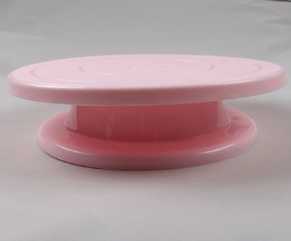 Plastic Cake Plate Turntable Rotating Anti-skid Round Cake Stand Cake Decorating Rotary Table Kitchen DIY Pan Baking Tool