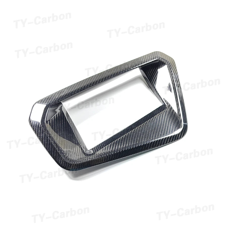 Real Dry Carbon Fiber Car Head Up Protective Frame For BMW G80 G81 G82 G83 G87 M2 M3 M4 2021+ Car HUD Protective Cover Bodykit