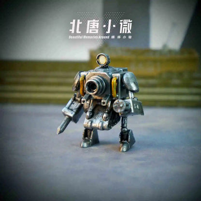 1:64 Metal Slug Genuine Tide Play Figure Snk Hand-Made Heavy Machine Gun Flame Shot Gun Doll Tank Enemy Soldier