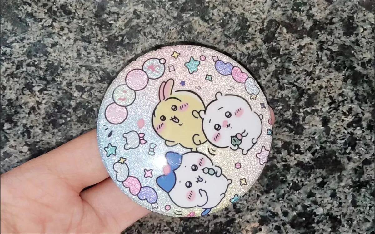 Cartoon Badge Pin Decoration Peripheral Cute Tinplate Hachiware Hachiware Usagi Usagi Gift School Bag Pendant