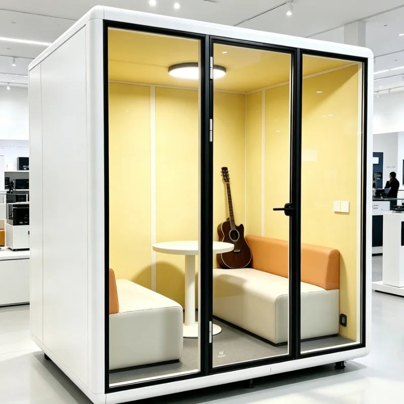 Sound Insulation Cabin Portable Quiet Work Pod For Home Office Remote Work Online Exam Voice Recording Practice