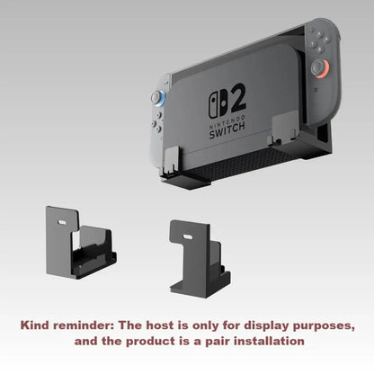 AOLION For Switch 1/2 Host Wall Mounted Bracket NS2 Large Base Alloy Wall Mounted Bracket Handle Storage Bracket