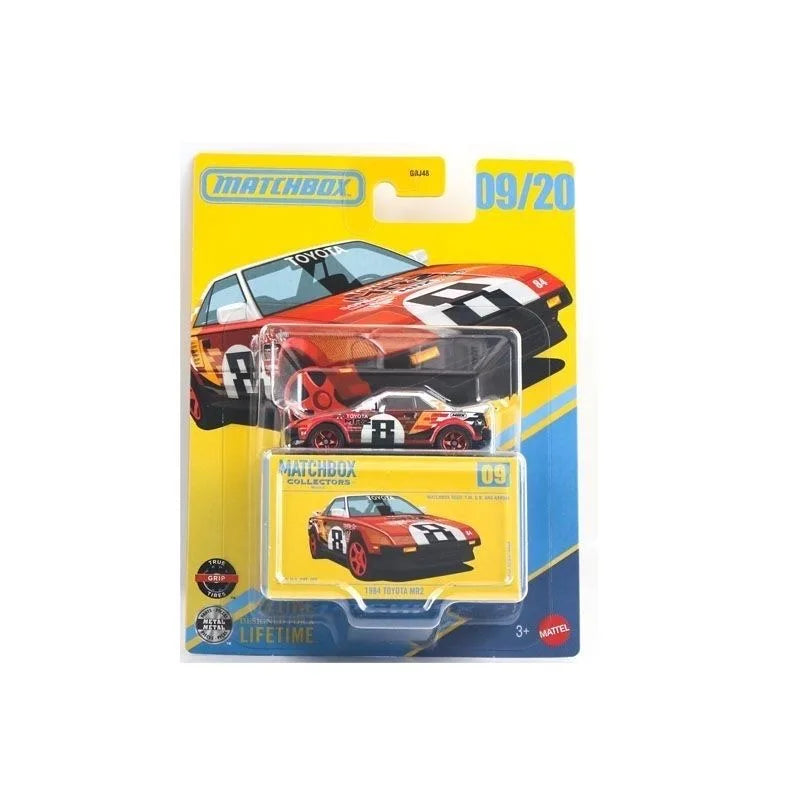 Matchbox GBJ48-F Series,Porsche 911/356 Totota MR2 Dodge Challenger Chevy,1:64 Diecast Model Car,Collector's Gift for Kids Toy