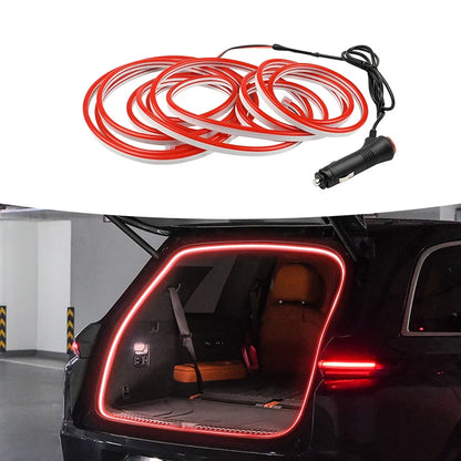 Multi-Color Car Trunk Light - Waterproof LED Atmosphere Lamp - Plug & Play via Cigarette Lighter - Interior Styling Upgrade