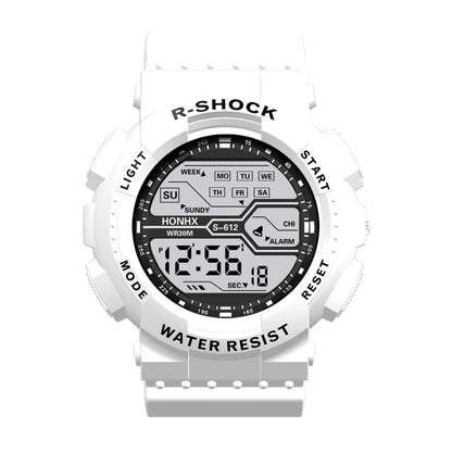 YIKAZE Men's Digital Electronic Watch Sports Glow 55mm Large Dial Student Outdoor Adventure Trend Multifunctional Watches Clock