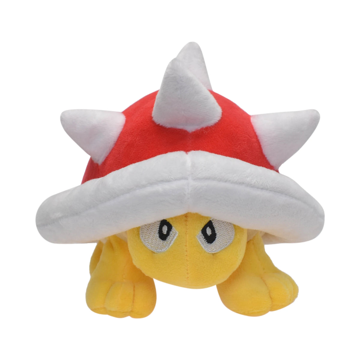 Spiny Shell Koopa Plush Toys Small Soft Stuffed Game Character with Spiky Koopa Back Cute Collectible for Fans Red 5.5inch