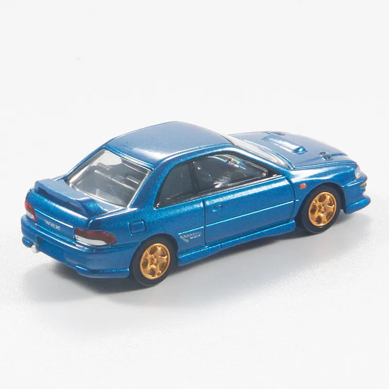 Original TAKARA TOMY Tomica Premium No.30 Subaru Impreza WRX Type R STi Version 1/61 Diecast Alloy JDM Model Car with Working Su