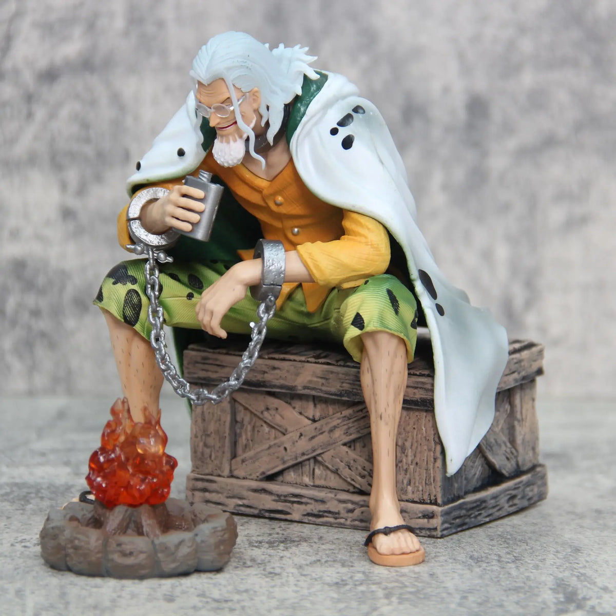 15cm Anime One Piece Silvers Rayleigh Action Figures Pvc Model Statue Room Collection Decoration Ornament Toys Birthday Gifs