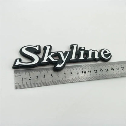 For GTR Skyline Emblem Badge Logo Rear Trunk Side Fender Nameplate C110 KPGC110 GC110 Kenmeri