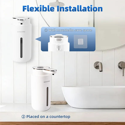500ML Large Capacity Digital Display Touchless 6-Gears Adjustable Foam/Liquid Infrared Induction Automatic Sensor Soap Dispenser