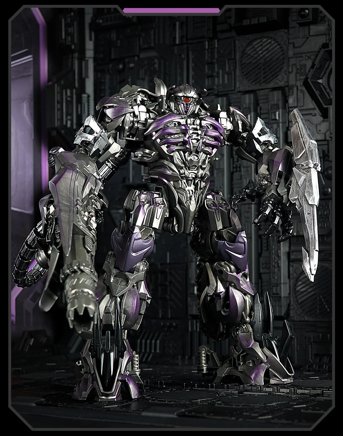 LED Transformation Shockwave Shockblast Cybertron Decepticons G1 Anime Movie Model Deformable Action Figure Robot Mode Toys Gift
