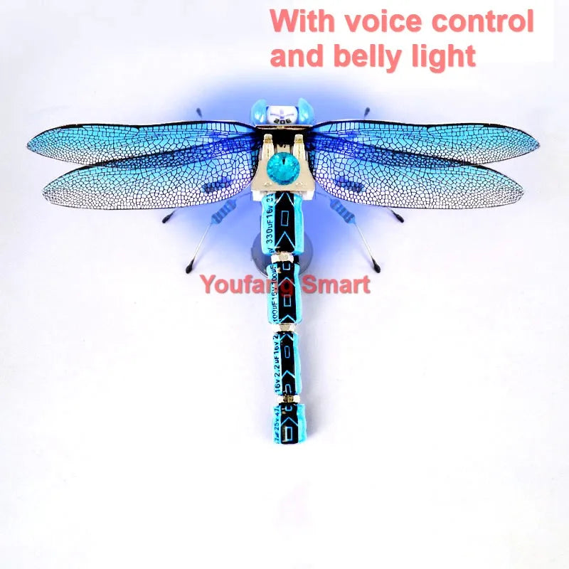 STEAM DIY Robotic Insects Science Invention Electronic Animal for School Competition Non-soldered DIY Kit Stem Toys Robot Animal