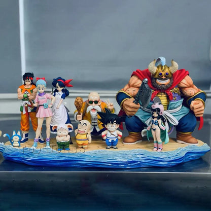 Full Range Jt Statue Dragon Ball Z Fighters Goku Bulma Chichi Figure Action Figures Collection Decorate Model Toys Xmas Gifts