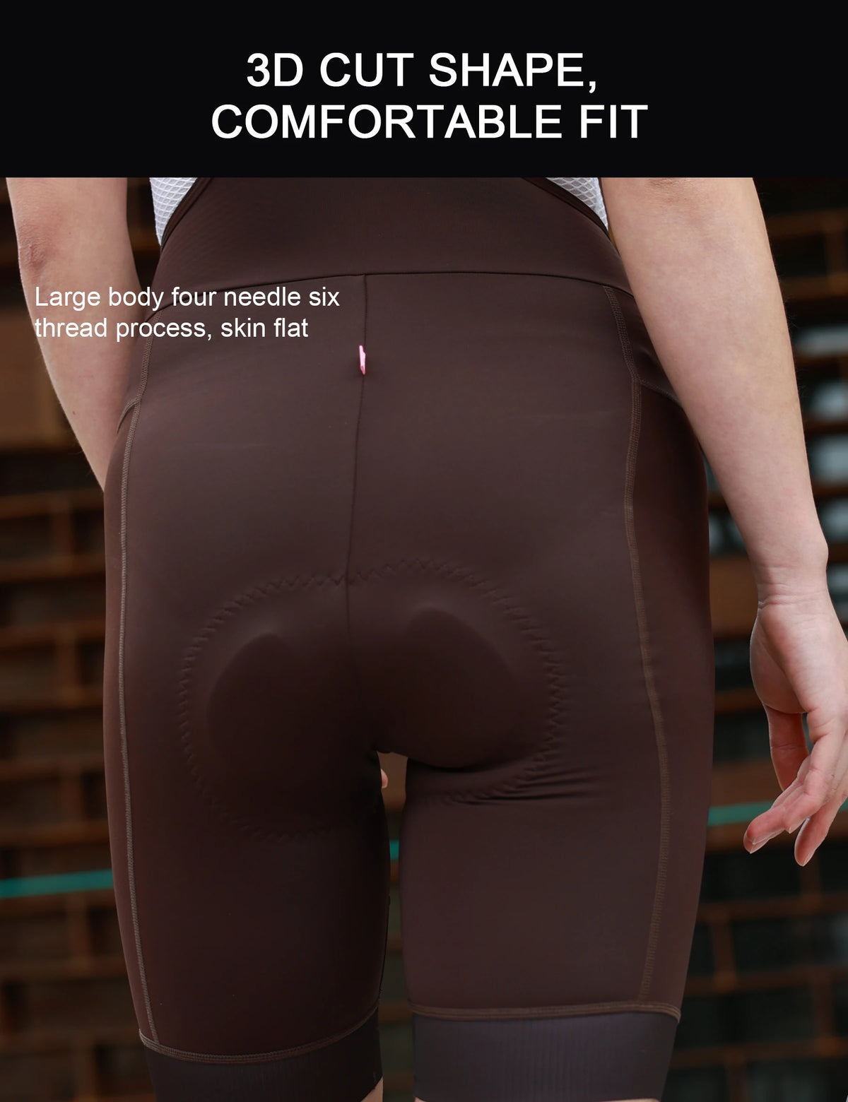 INBIKE New Summer Cycling Bibs Women Padded Bike Shorts Biking Pants for Bicycle Pants Breathable Quick-Dry MTB Cycling Clothing