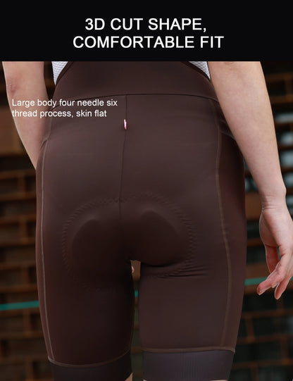 INBIKE New Summer Cycling Bibs Women Padded Bike Shorts Biking Pants for Bicycle Pants Breathable Quick-Dry MTB Cycling Clothing
