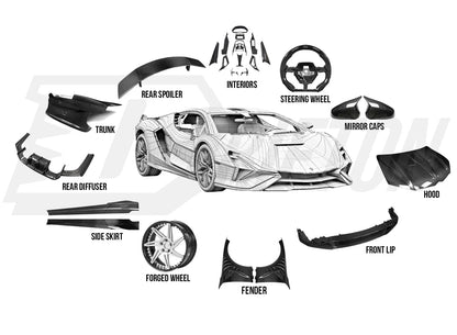 Carbon Fiber Shift Paddle for Toyota Supra MK5 A90 A91