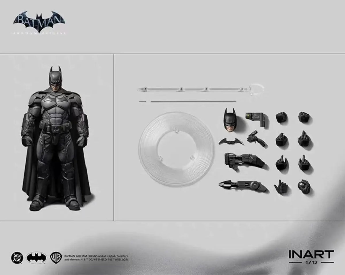 Spot Goods INART - Batman: Arkham Origins - 1/12 Scale Batman Action Figure