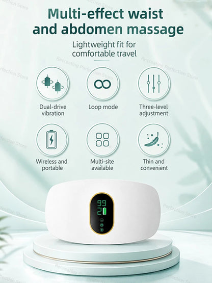 3 Modes Electric Fat Remover Body Massager for Belly Waist Arm Leg Butt Cordless Body Sculpting Machine Rechargeable