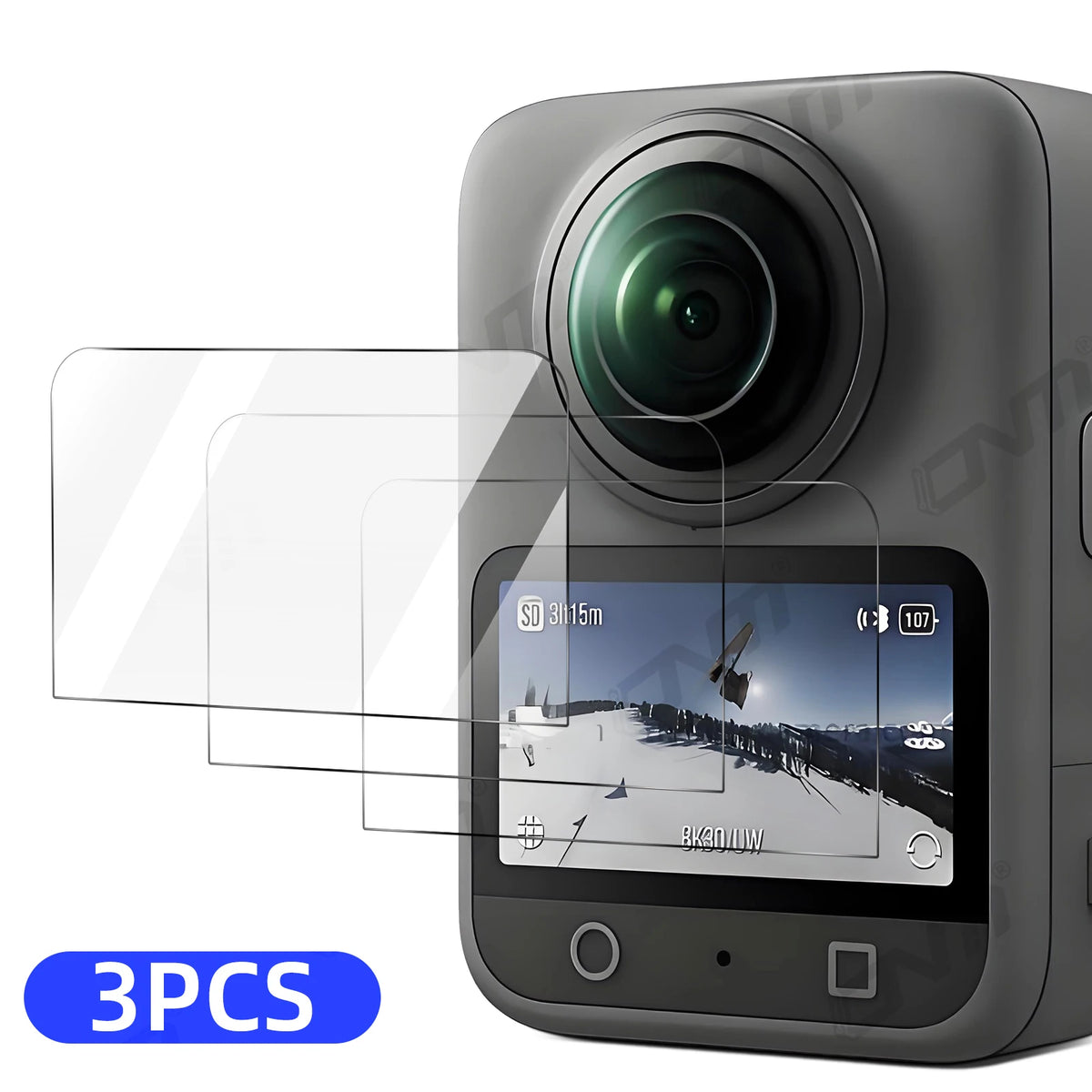 Tempered Glass Screen Protector, HD Anti-Scratch Protective Film for DJI Osmo 360 Camera Display