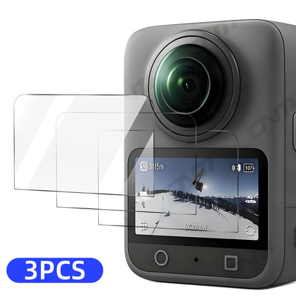 Tempered Glass Screen Protector, HD Anti-Scratch Protective Film for DJI Osmo 360 Camera Display