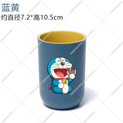 new Doraemons Home Water Cups Cartoon Anime Mouthwash Cup Fashion Large Capacity Toothbrush Cups Breakfast Cup school office Mug