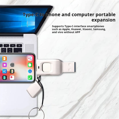 Fingerprint encrypted USB flash drive storage portable memory High-Speed memory stick Thumb drive external hard drive disk