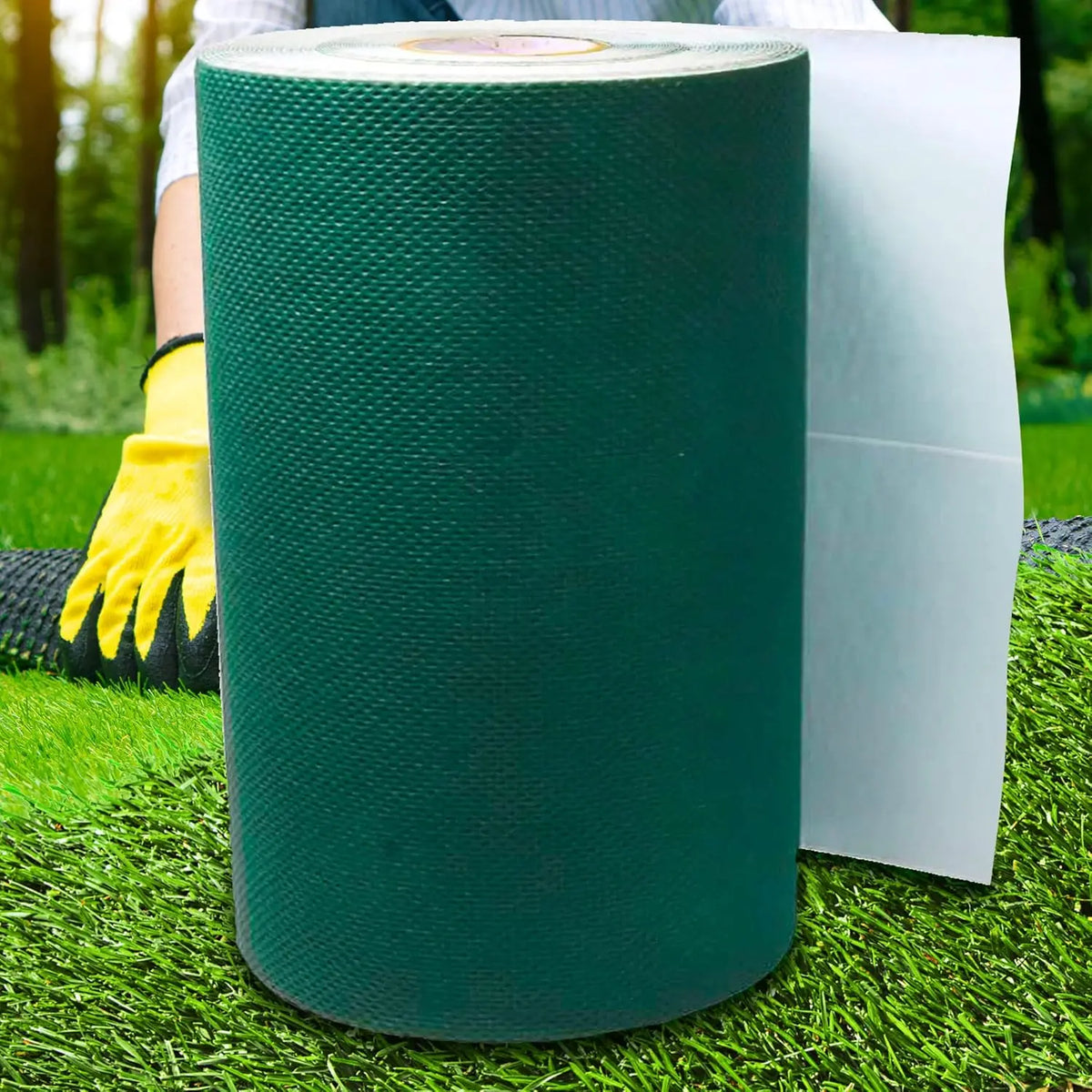 Artificial Grass Turf Seaming Tape Synthetic Self-Adhesive for Turf Grass, Lawn Grass Carpet Jointing, Turf Rug, Pet Grass