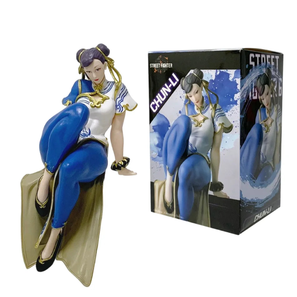14-17cm Street Fighter 6 Fighting Game Peripherals Figure Chun-Li Ryu Jamie Action Model Pvc Desktop Statue Collection Toys Gift
