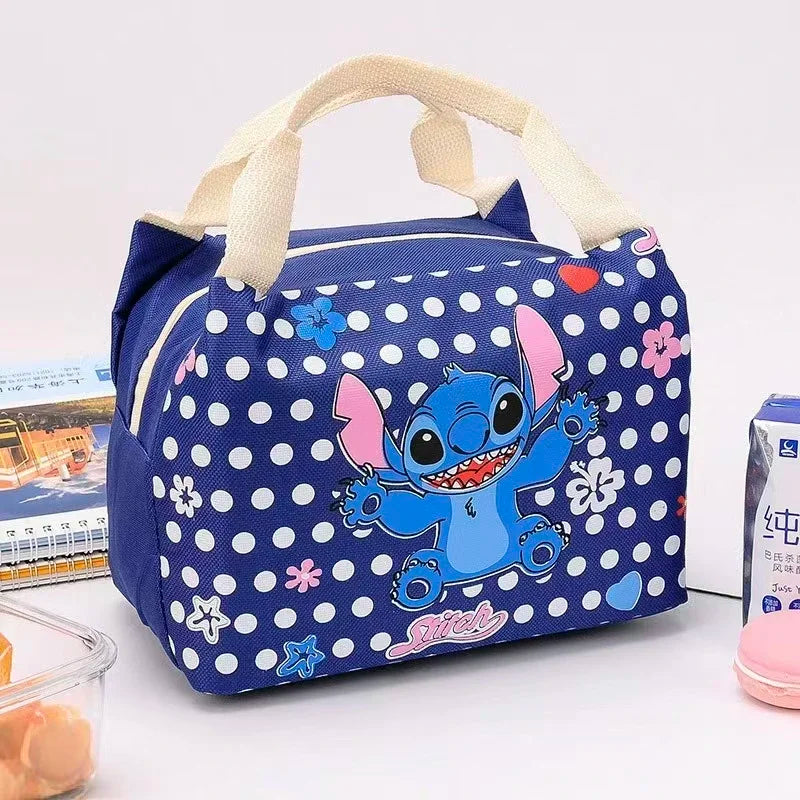 Disney Stitch Insulated Lunch Bag Thermal Bag Reusable High Capacity Tote Lunch Box Men Women Beach Picnic