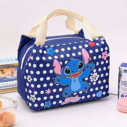 Disney Stitch Insulated Lunch Bag Thermal Bag Reusable High Capacity Tote Lunch Box Men Women Beach Picnic