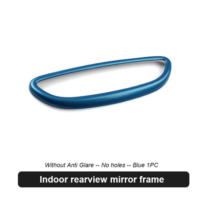 For Porsche Macan 2014-2017 Cayenne 2011-2017 Panamera 2013-2016 Car Indoor Rearview Mirror Decorative Frame Cover Sticker