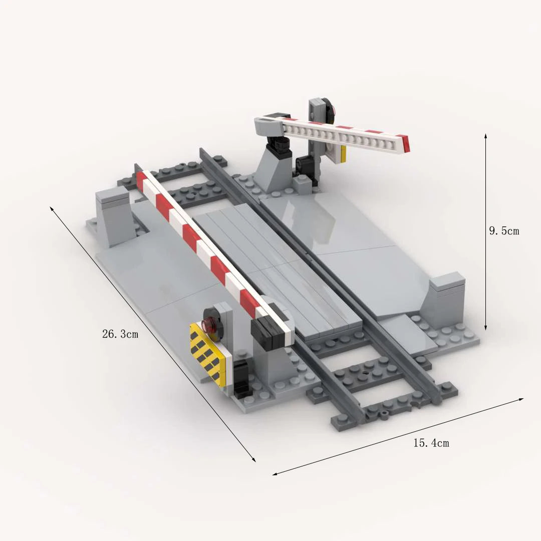 MOC Train Carriage Model, Rail Transport Vehicle, Coal Transport Vehicle, Rail Lift Pole Indicator Light, Train Accessories