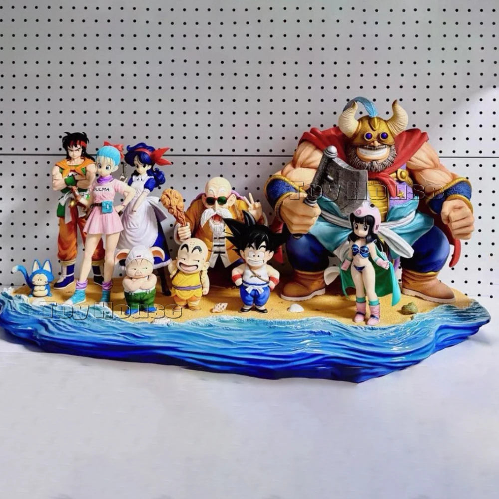 Full Range Jt Statue Dragon Ball Z Fighters Goku Bulma Chichi Figure Action Figures Collection Decorate Model Toys Xmas Gifts