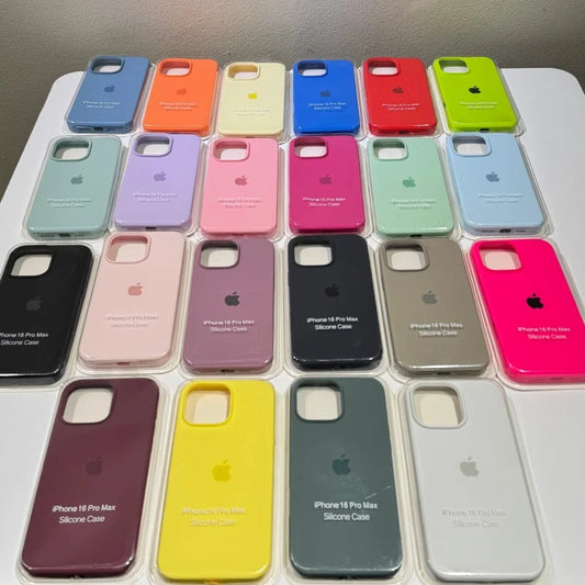 Original Liquid silicone Phone Case for iPhone 17 13 15 16 14 12 Pro Max cases for iPhone 16 Pro 14 11 15 17 Pro With Box Cover