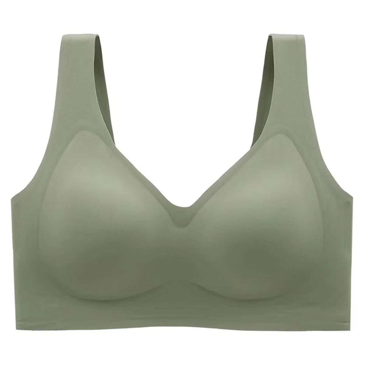 Multi-Color Solid Pattern Jelly Latex Girls' Bra Plus Size Adjustable Removable Steel Ring Everyday Spandex Marks Made