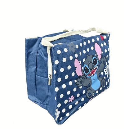 Disney Stitch Insulated Lunch Bag Thermal Bag Reusable High Capacity Tote Lunch Box Men Women Beach Picnic