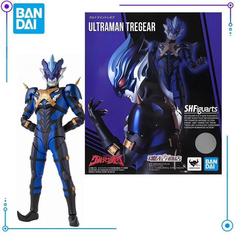 In Stock Bandai SHFiguarts Ultraman Tregear Action Figures Model Toys Gifts Exquisite Figures Desktop Ornaments Anime Characters