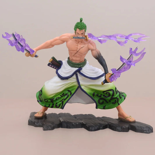 New 20cm One Piece Anime Figure GK Roronoa Zoro PVC Action Figure Collection Model Doll Toy Gift Decoration