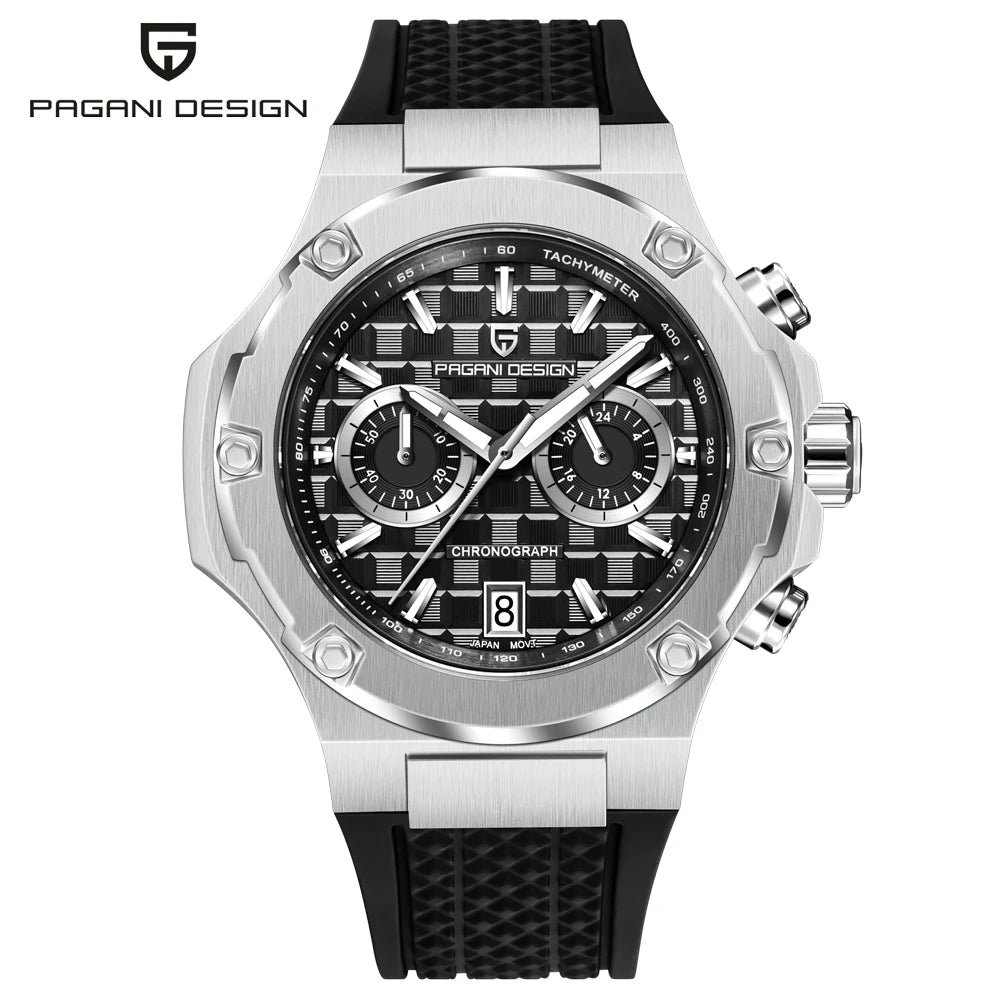 2026 New PAGANI DESIGN Men's Quartz Watches Top Luxury Chronograph Watch Men VK64 Sports Waterproof Luminous AR Sapphire Clock