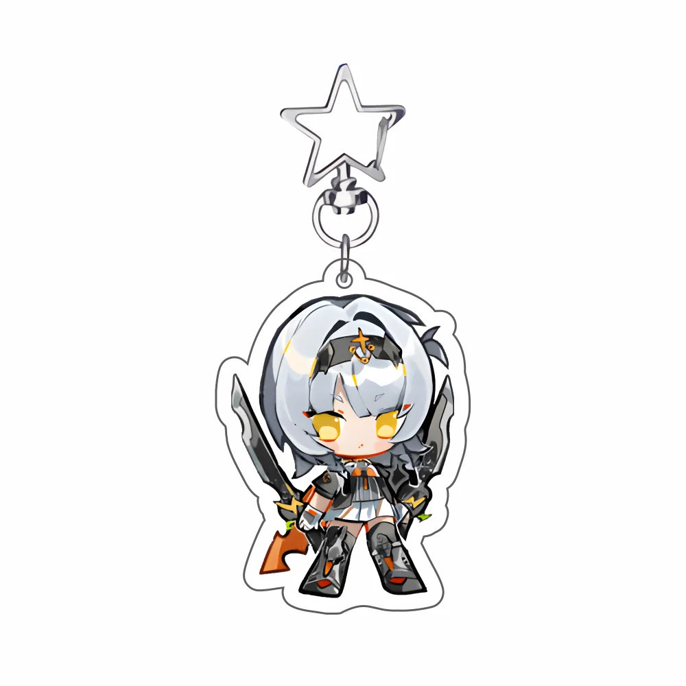 New Hot Game Zenless Zone Zero Keychains Pendant Car Ellen Joe Seth Lowell Jane Doe Von Lycaon Nicole Fans cosplay Gifts