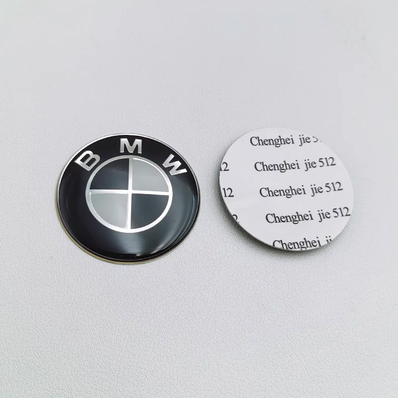45mm Car Steering Wheel Cover Badge Emblem Logo Sticker For BMW E46 E39 E90 E36 E91 E62 E87 E53 F15 F16 F20 F30 X1 X3 X5 M3 M5