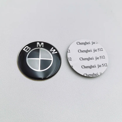 45mm Car Steering Wheel Cover Badge Emblem Logo Sticker For BMW E46 E39 E90 E36 E91 E62 E87 E53 F15 F16 F20 F30 X1 X3 X5 M3 M5