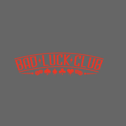 JDM Rear Window Car Decal Windshield Sticker Banner Rocker Side Back Window Bad Luck Club Suits Dice Poor Choices